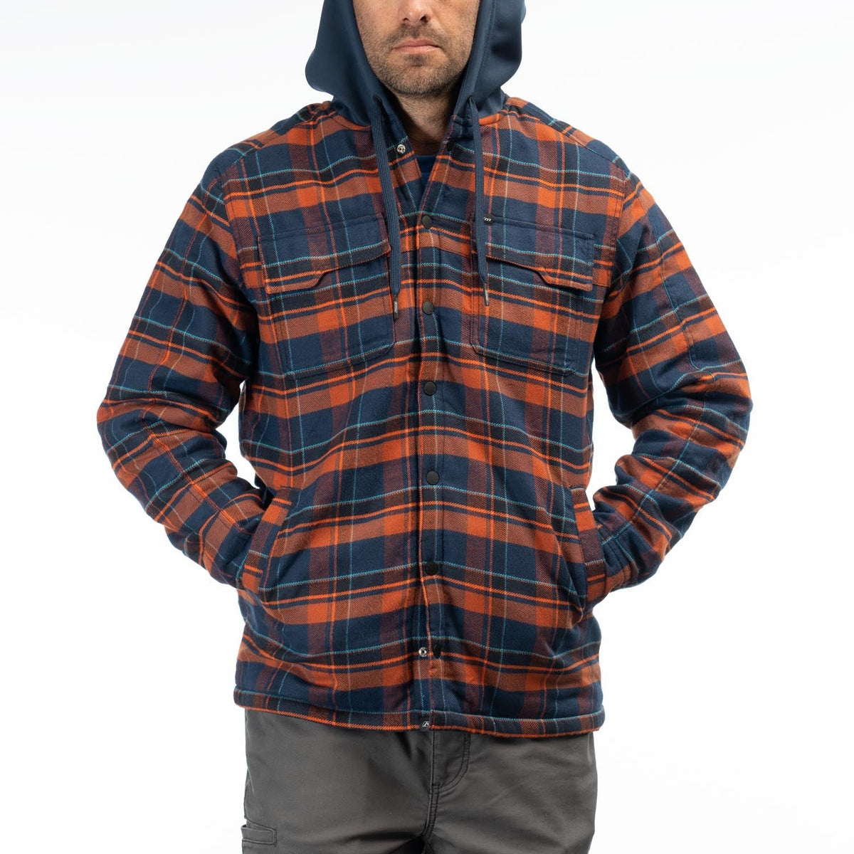 Klim Targhee Fleece Lined Flannel Hoodie